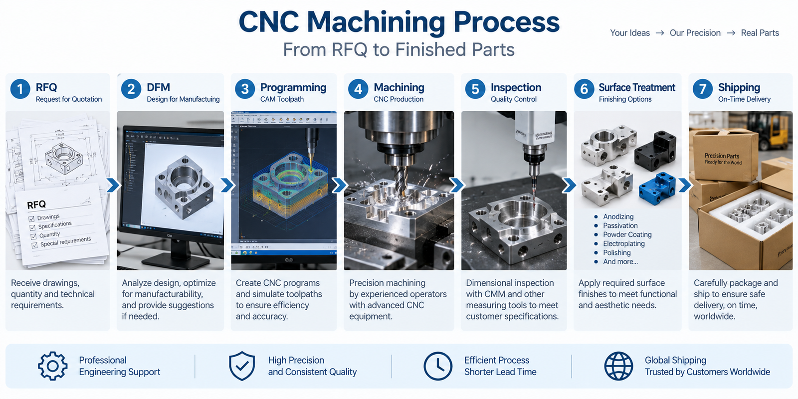 custom CNC machining service