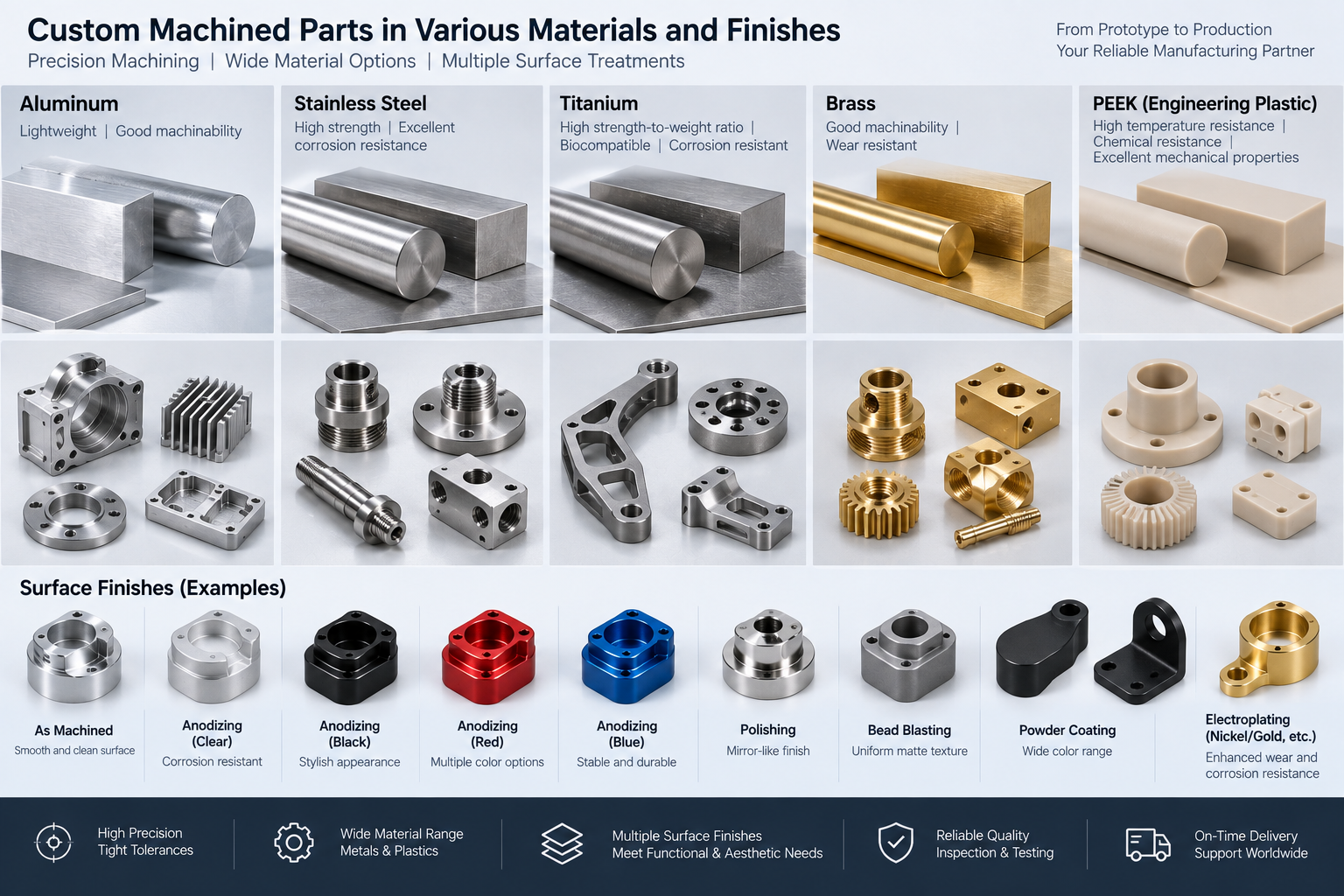 custom CNC machining service