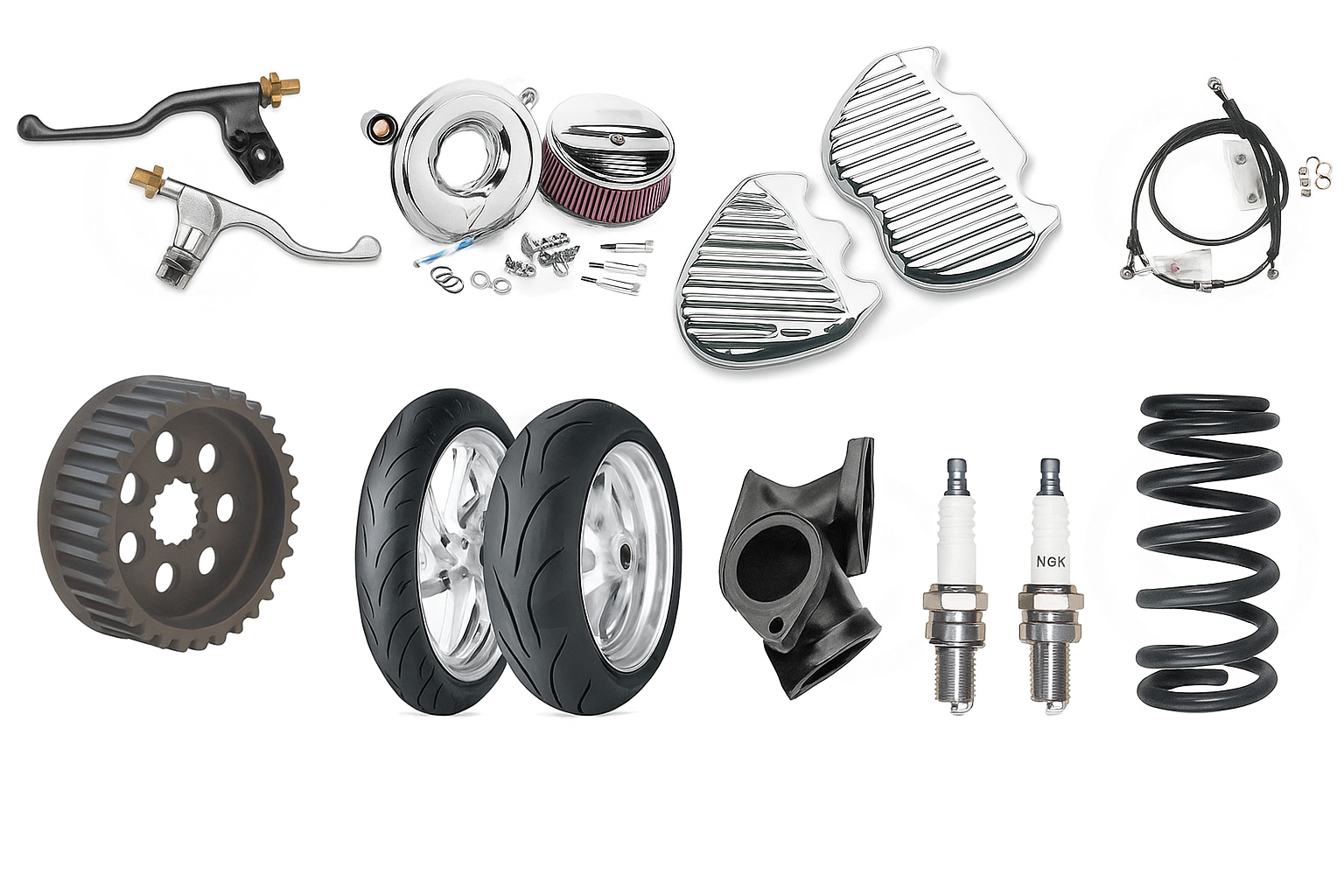 Custom Motorcycle Parts Made with CNC Machining