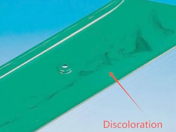 Discoloration