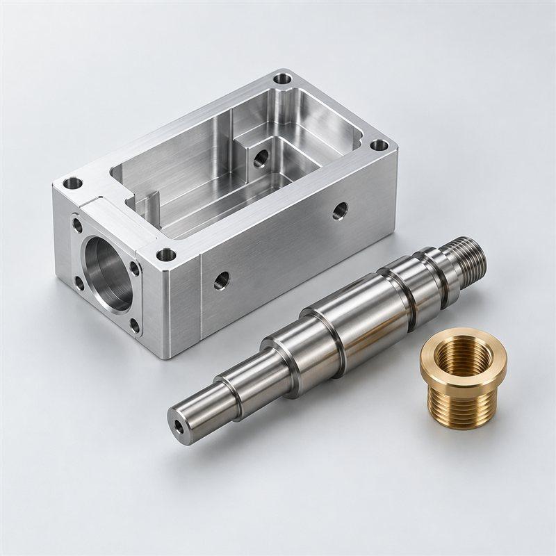 Production CNC Machining component illustration