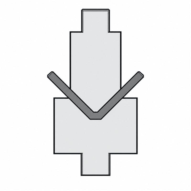 Bottoming sheet metal bending diagram