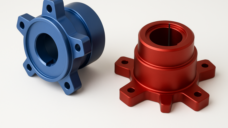aluminum anodized part