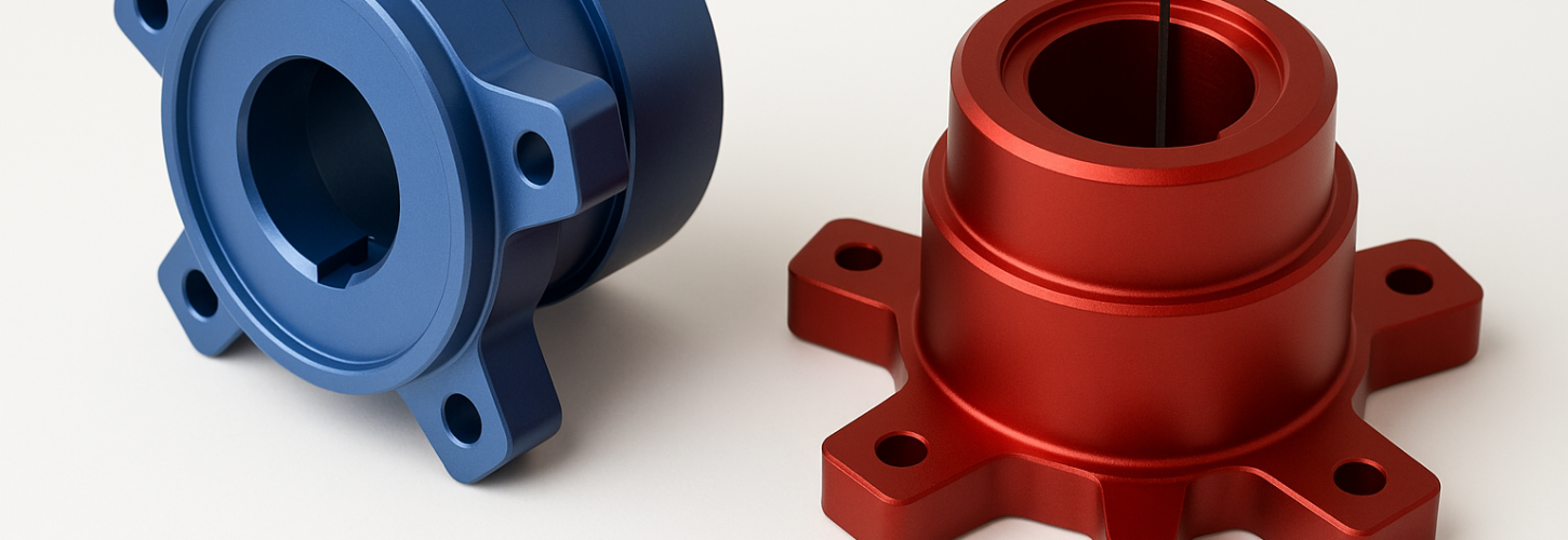 aluminum anodized part