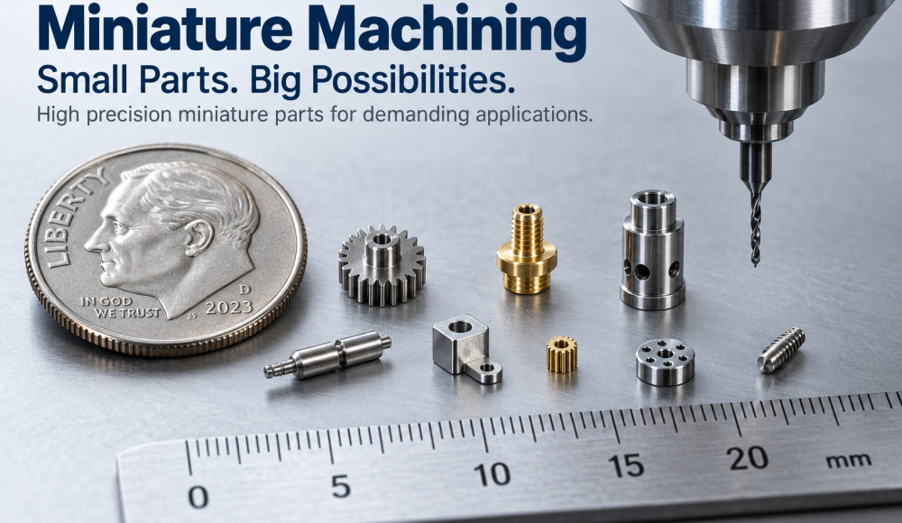 Miniature Machining: Methods, Tolerances & Applications