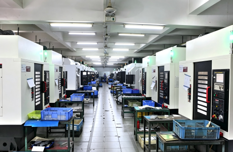 CNC machining workshop